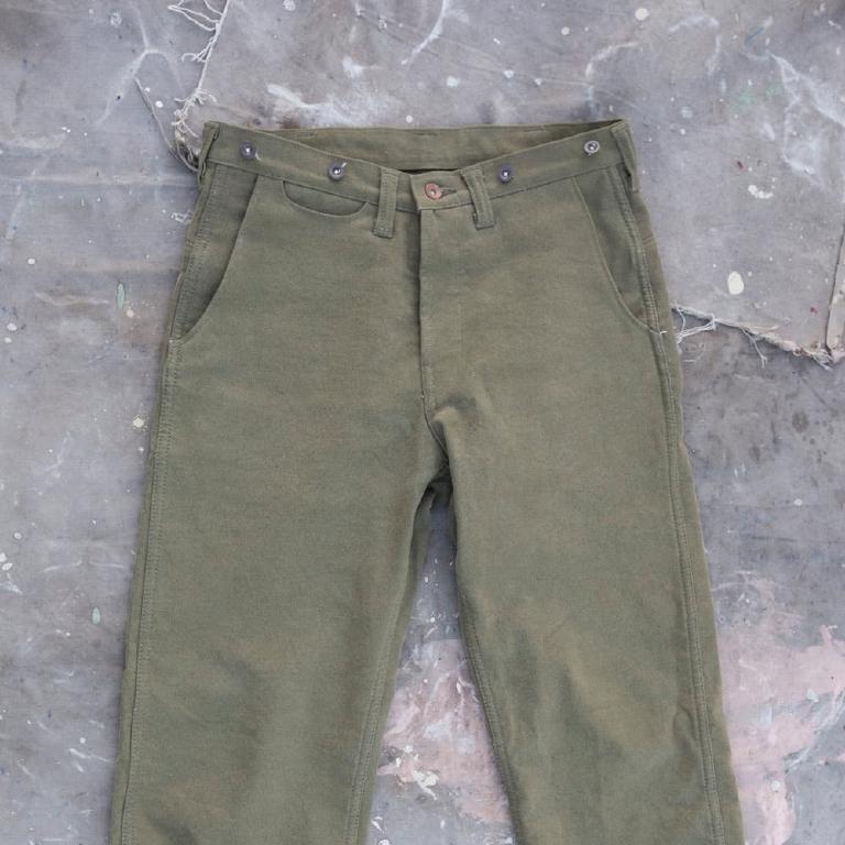 Army green fisherlady pant