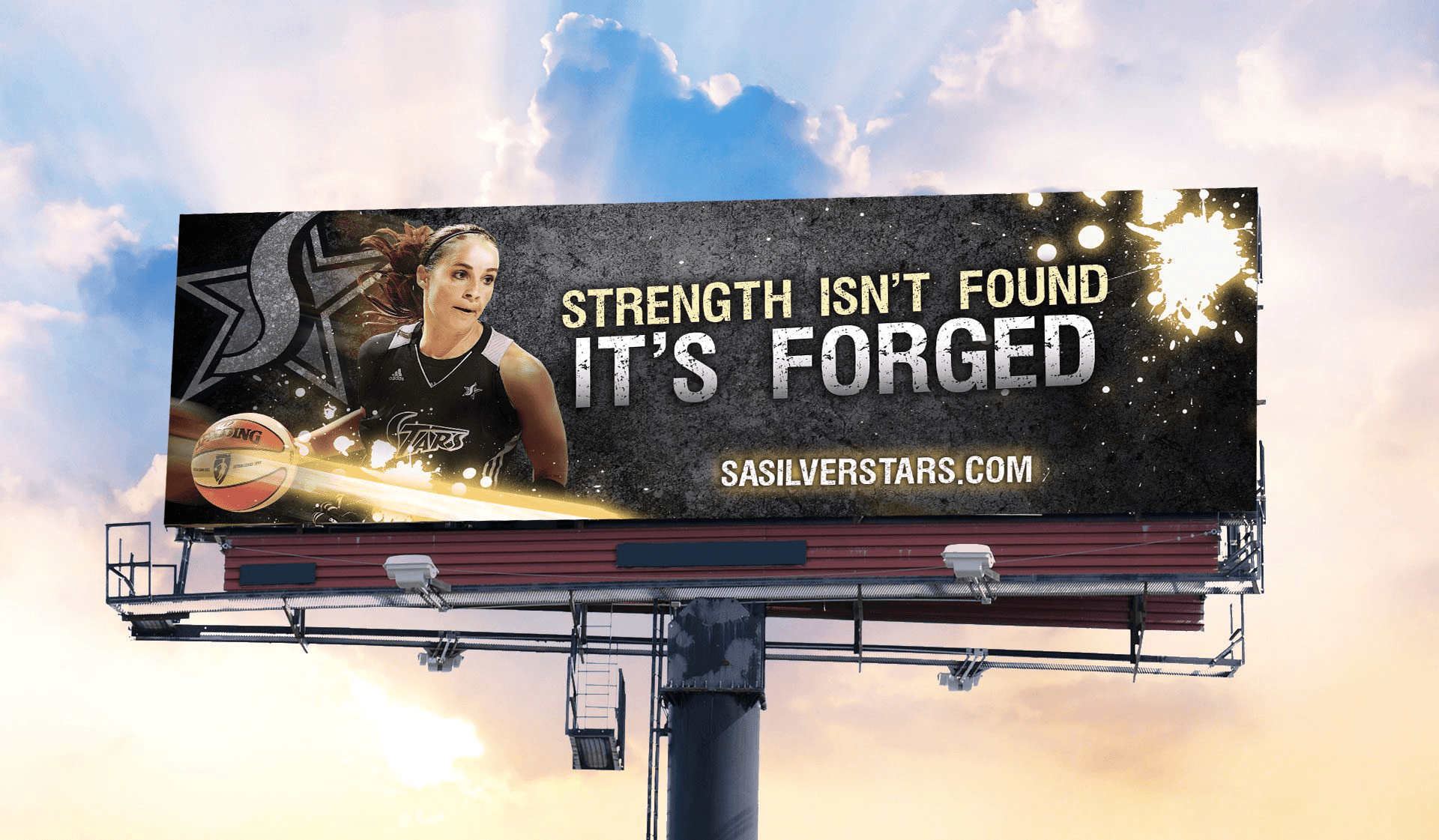 WNBA Silver Stars Billboard