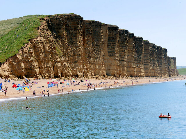 Photo of West Bay cliff and beach