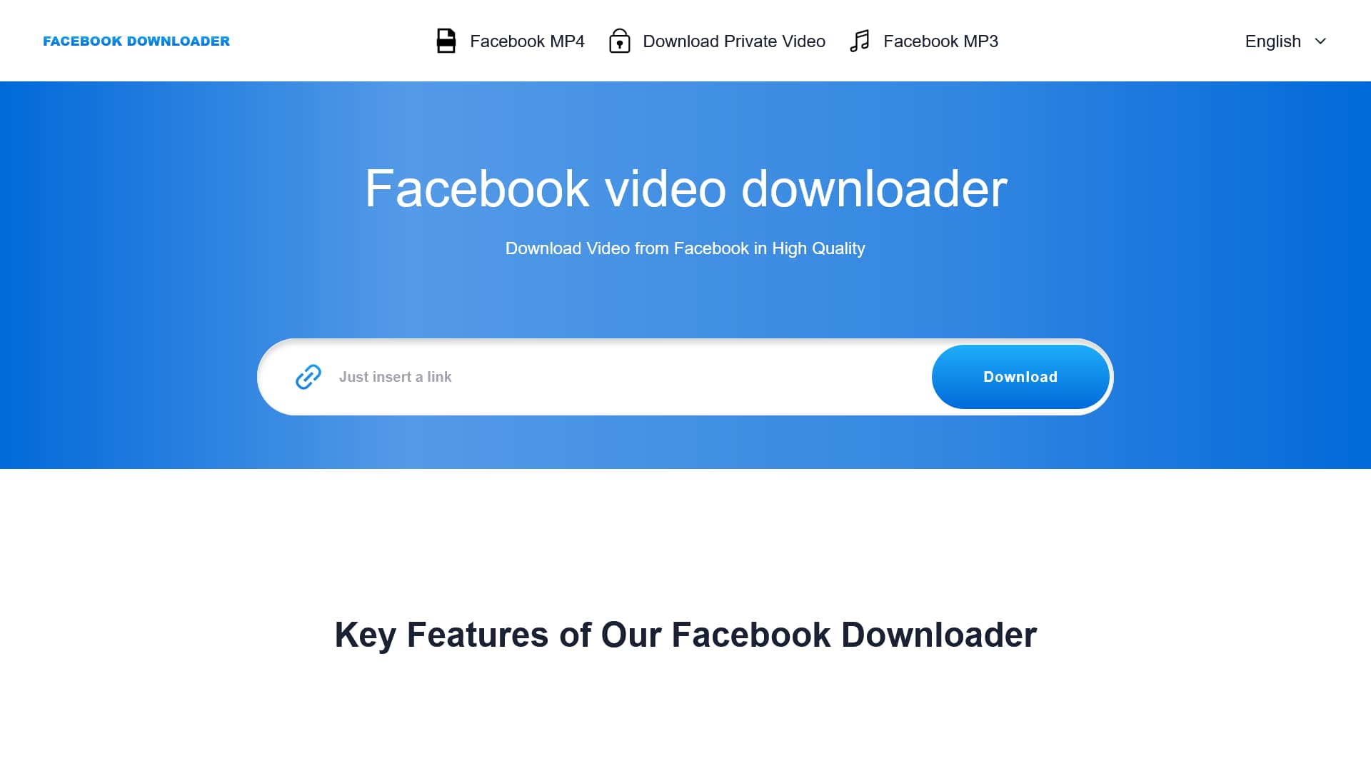 Facebook Downloader