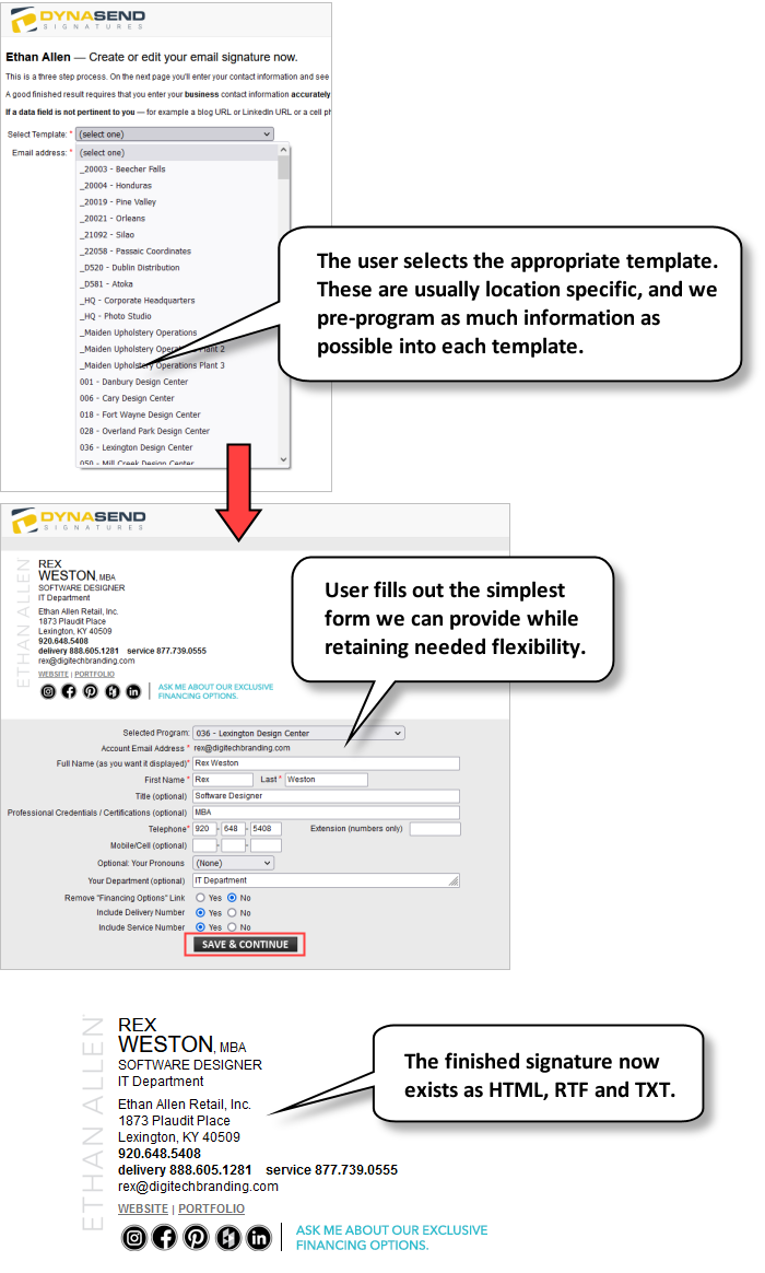 Cloud-based Email Signature Management Portal | Dynasend