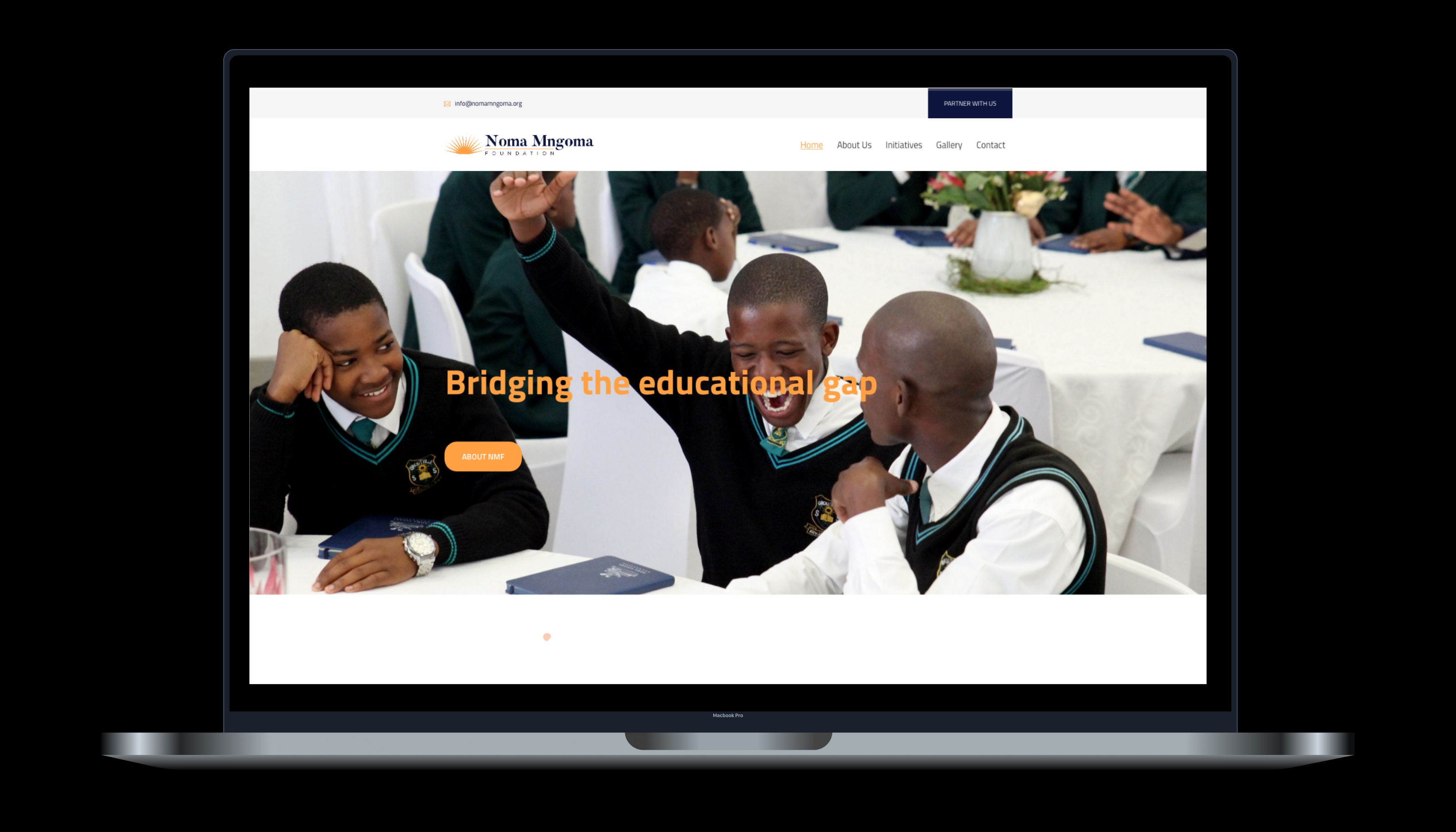 Website Development and Design - Noma Mngoma Foundation
