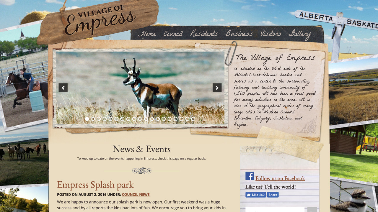 Village of Empress website