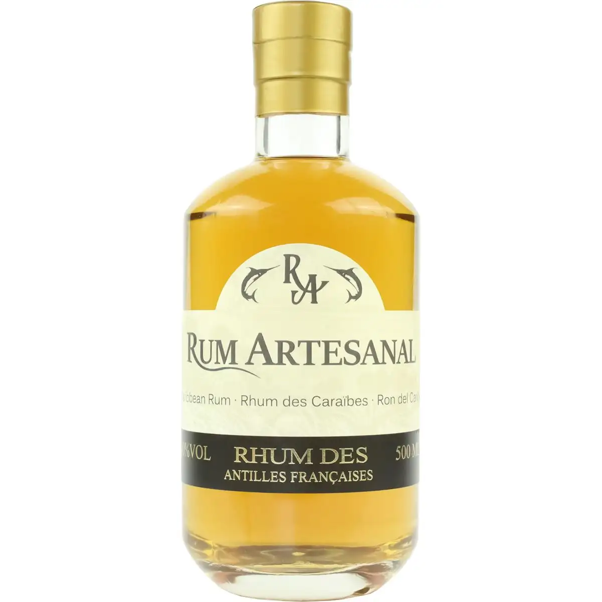 Image of the front of the bottle of the rum Rum Artesanal Rhum des Antilles Françaises