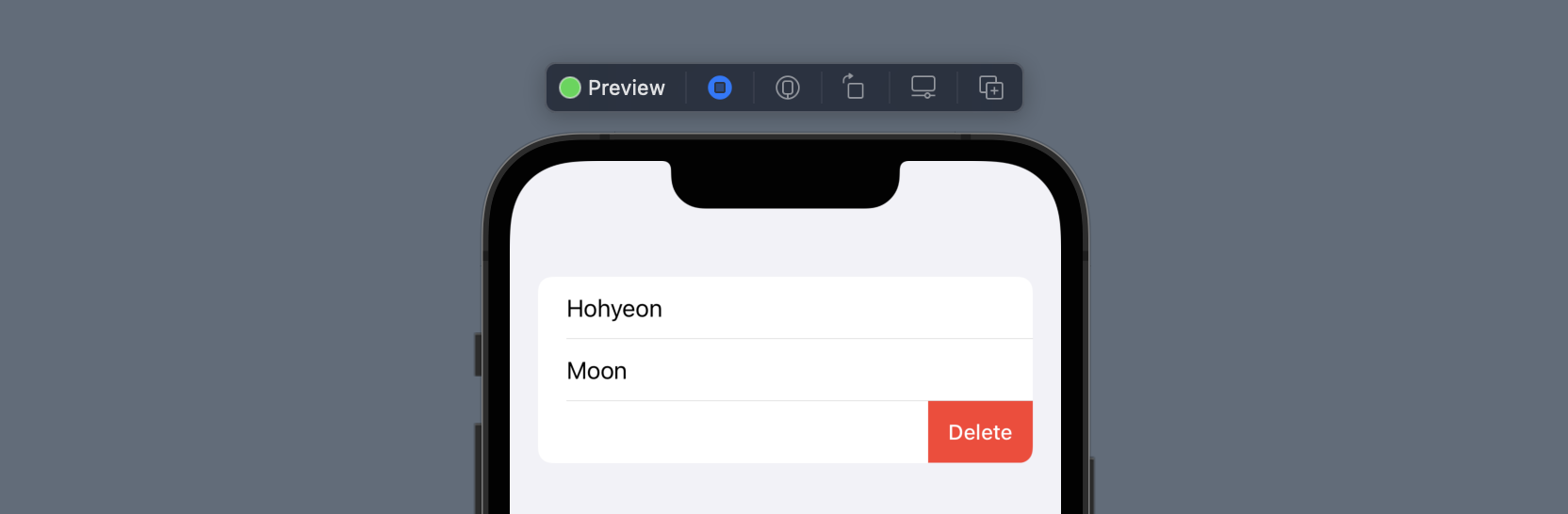 SwiftUI List 만들기 | Hohyeon Moon