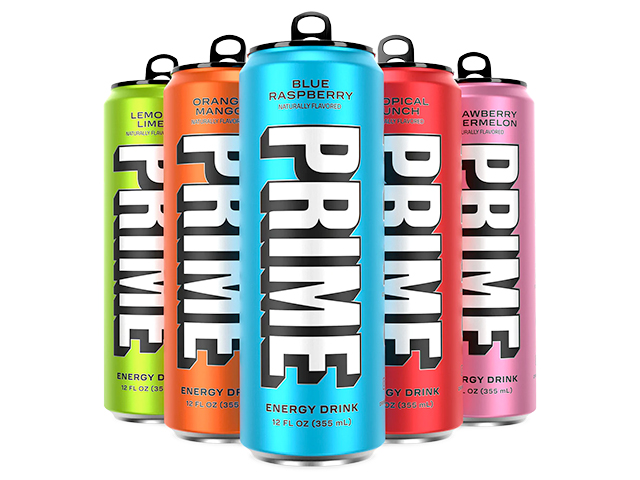 5 Flavors of Prime Energy Drink