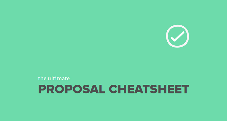 The ultimate proposal cheatsheet