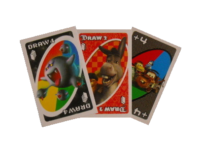 Stacking Uno Draw 2 and Draw 4 Cards