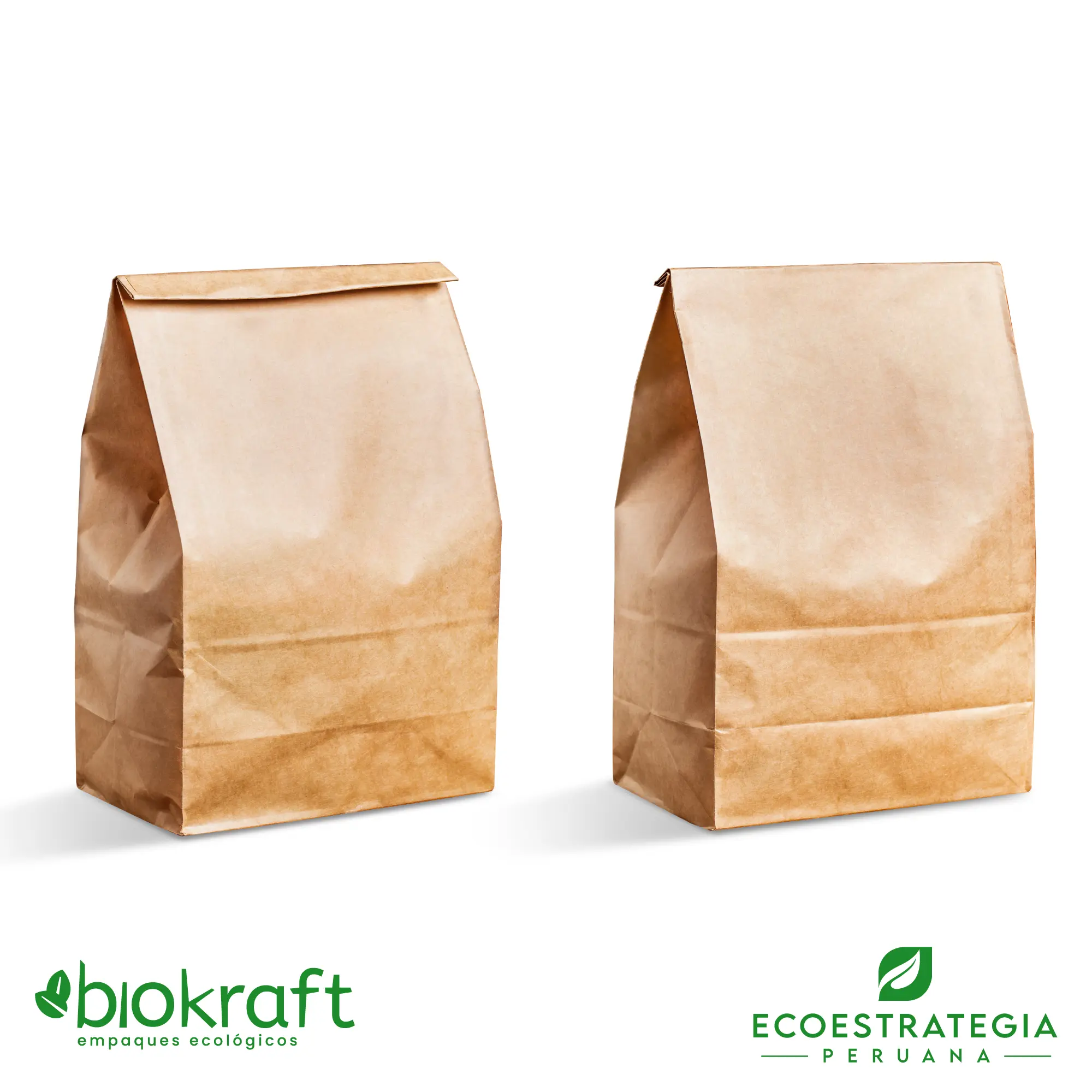 Esta bolsa de papel Kraft tiene un grosor de 80 gr y un peso de 48gr. Bolsas biodegradables y ecológicas reutilizables y personalizadas. Ideal para delivery