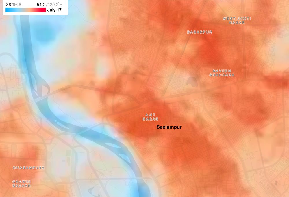 Mapping the Coolest Spots Inside the World’s Sweltering Cities, by Bloomberg