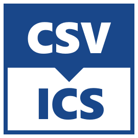 CSV to ICS