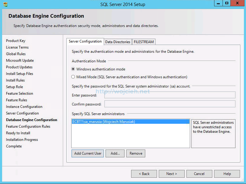 VMware vCenter Server 6 on Windows Server 2012 R2 with Microsoft SQL Server 2014 - 13
