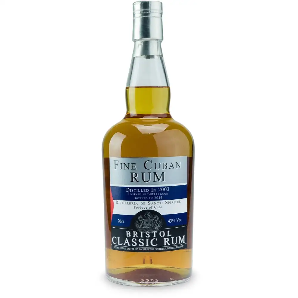 Image of the front of the bottle of the rum Cuban Rum Sherry Finish