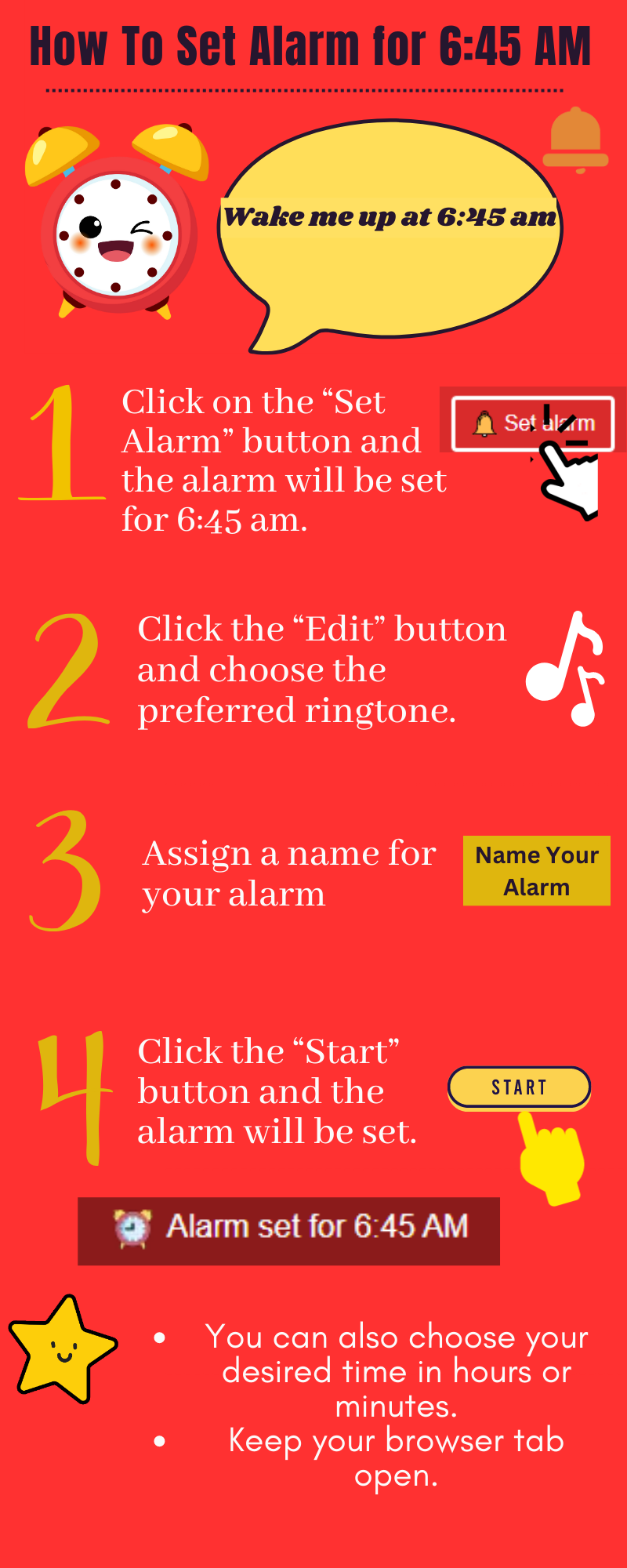 Set Your Alarm for 645 AM Instantly with Our Alarm Setter