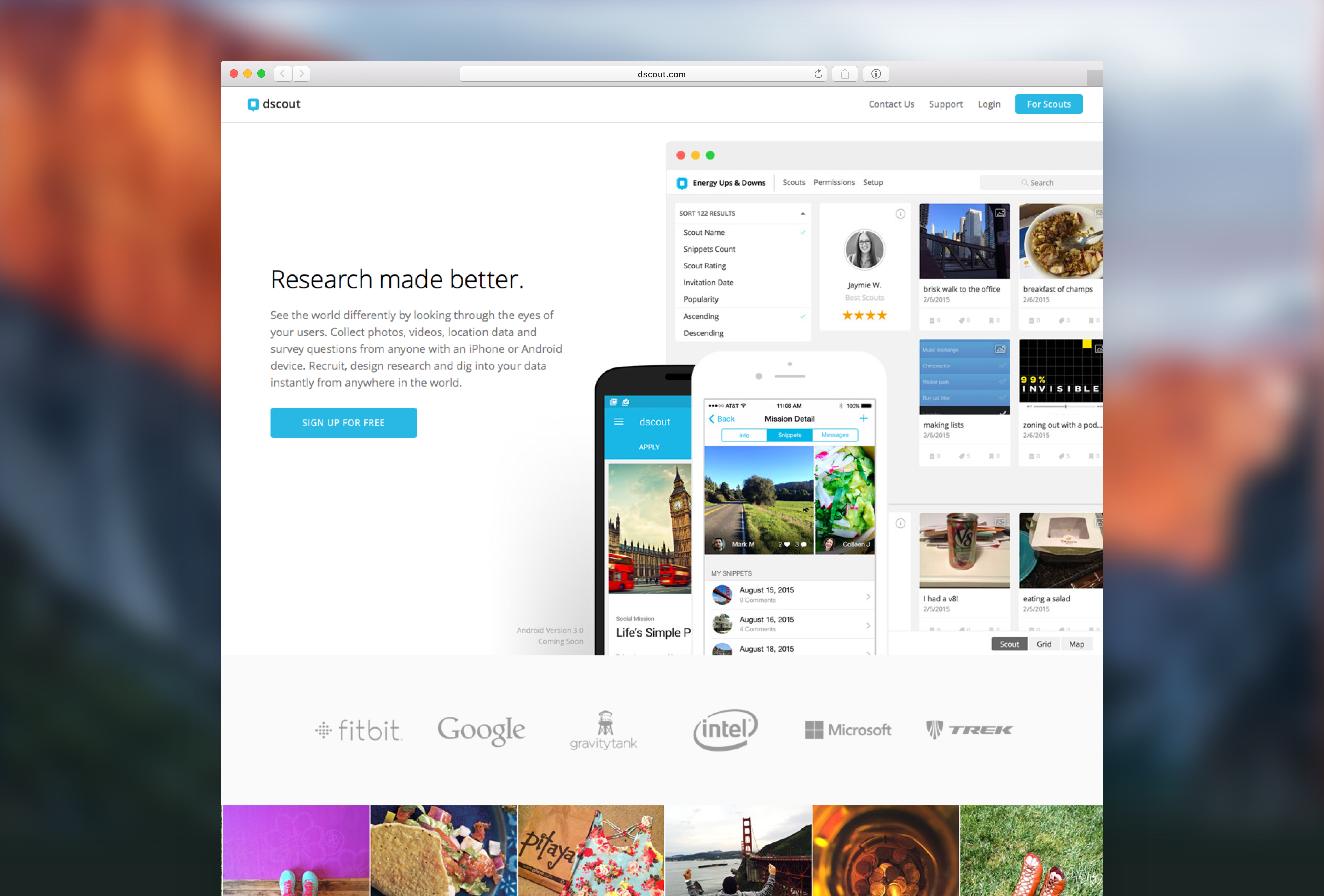 dscout - Marketing Site