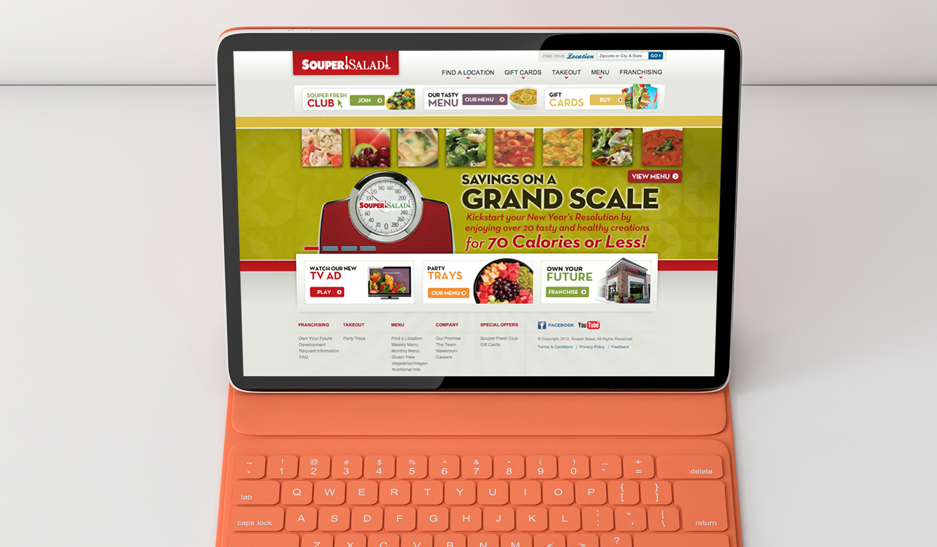 Souper Salad Digital Mockup