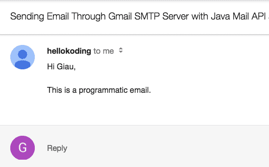 Sending Email Example with Java Mail API and Gmail SMTP Server Sending Email Example with Java Mail API and Gmail SMTP Server