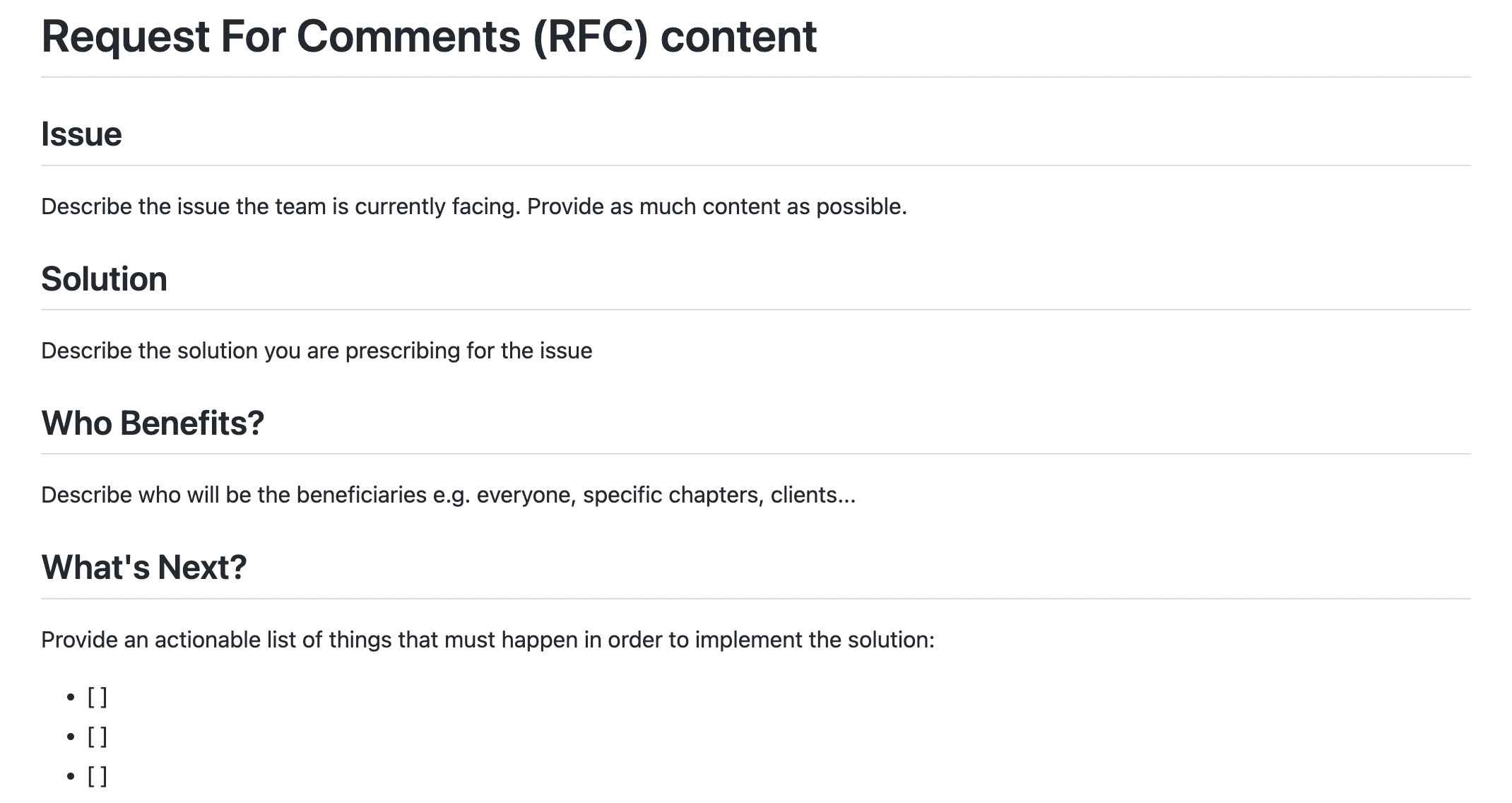 RFC template