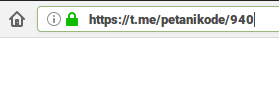 paste link telegram ke browser