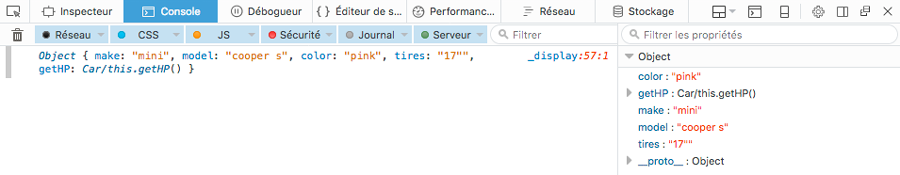 tout est dans l'objet
