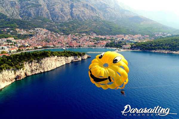 Makarska parasailing location