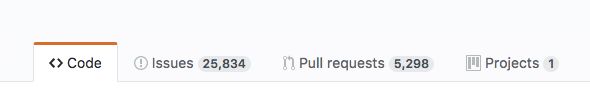Screenshot of GitHub tab bar with lots of issues and pull requests Screenshot of GitHub tab bar with lots of issues and pull requests