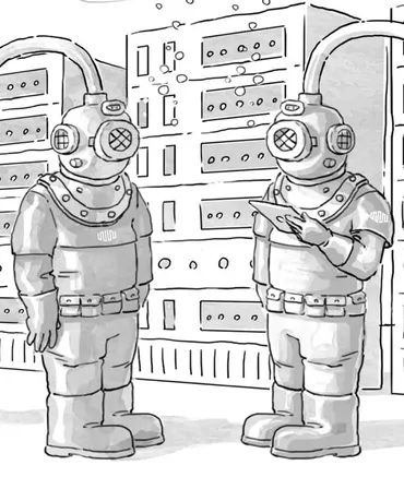 Cropped illustration preview of the Friday Funny: Dielectric Fluid