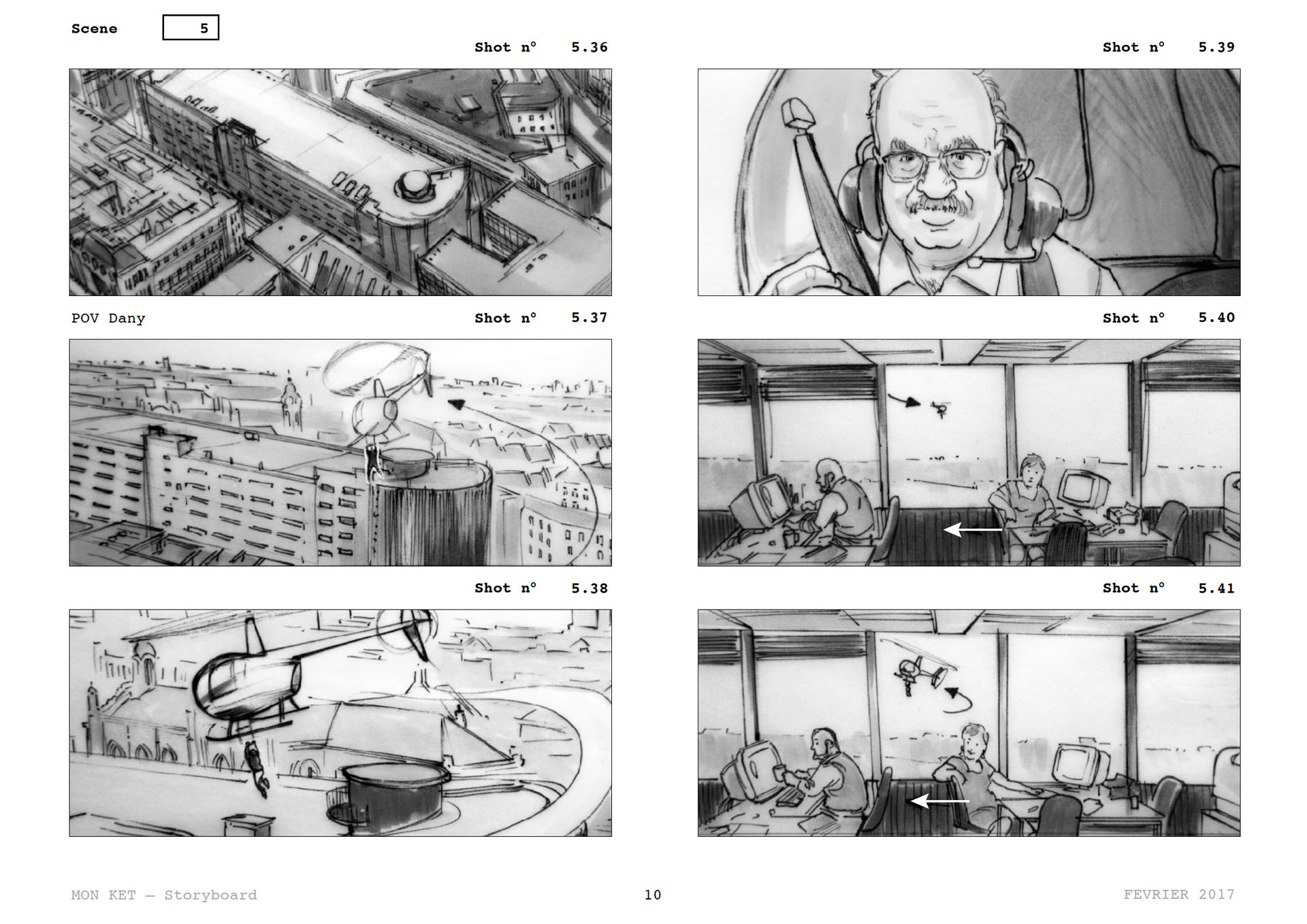 =Mon Ket — Storyboard, scènes d'évasion, page 9