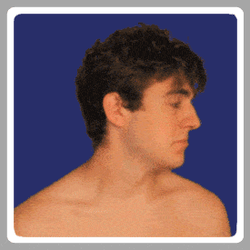 animated gif of a man having a face slap with and without beard