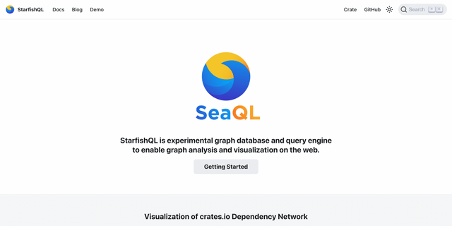 StarfishQL - ✴️ A graph database and query engine