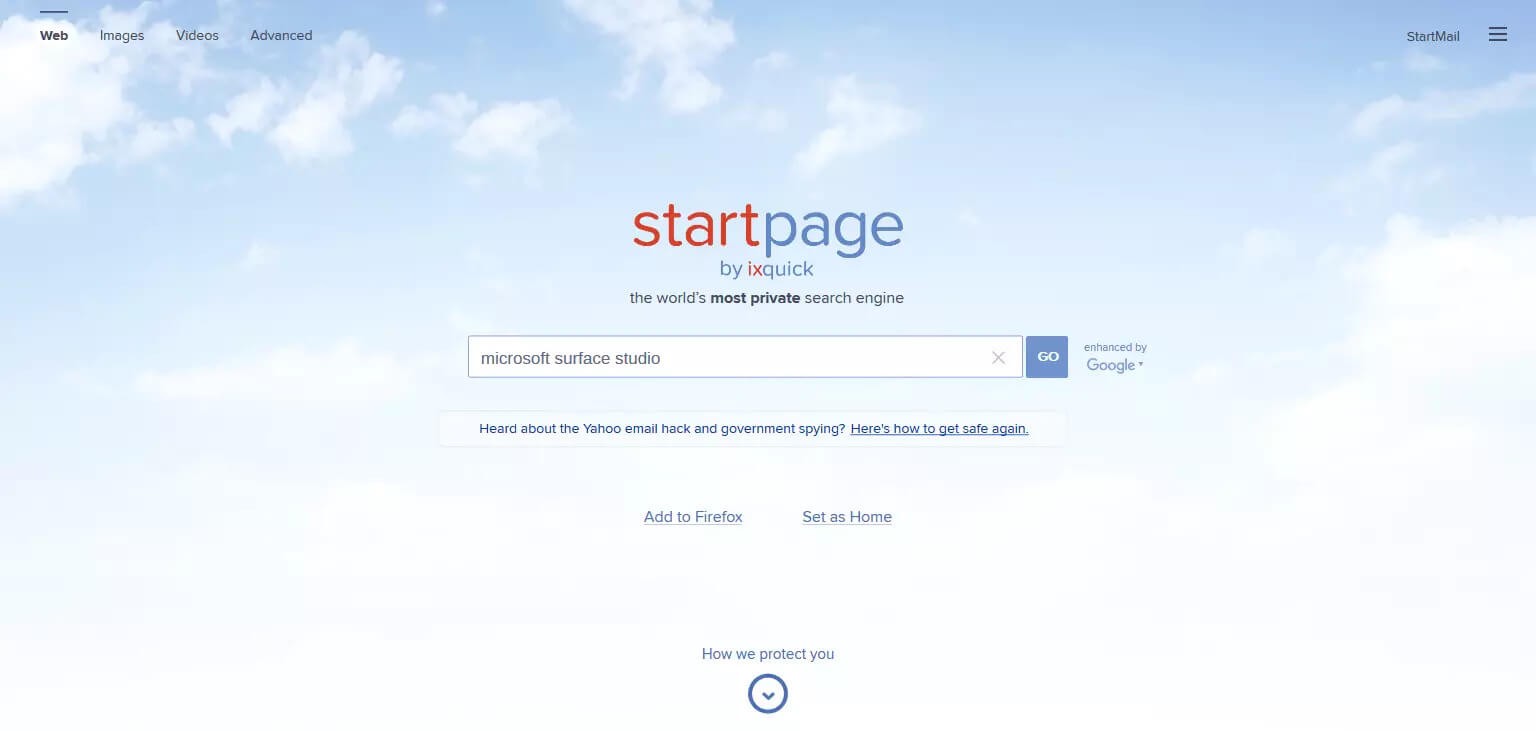 Screenshot for Ixquick - Search Engine