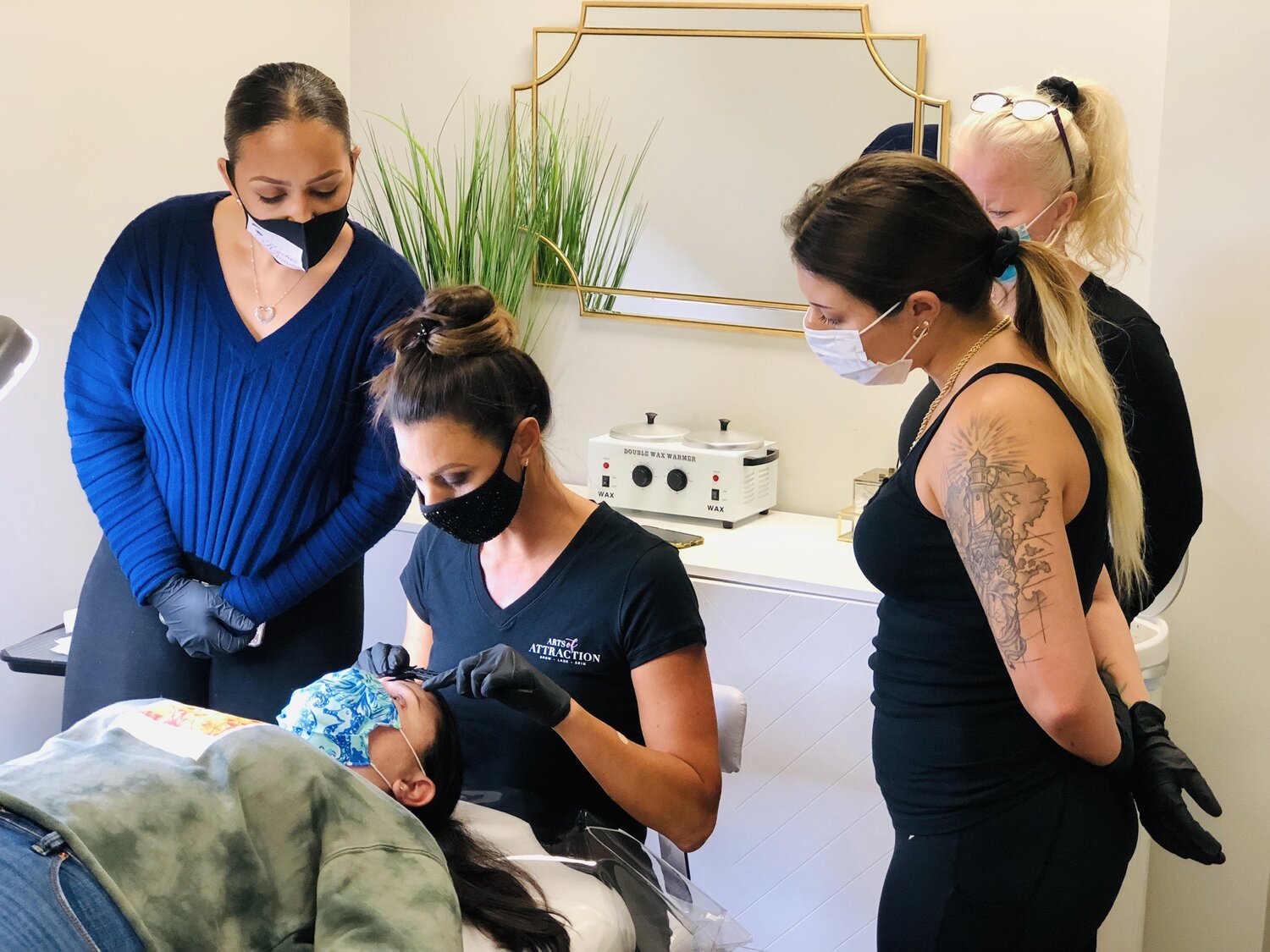 Ombre Powdered Brow Training