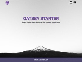Gatsby Redux Starter screenshot