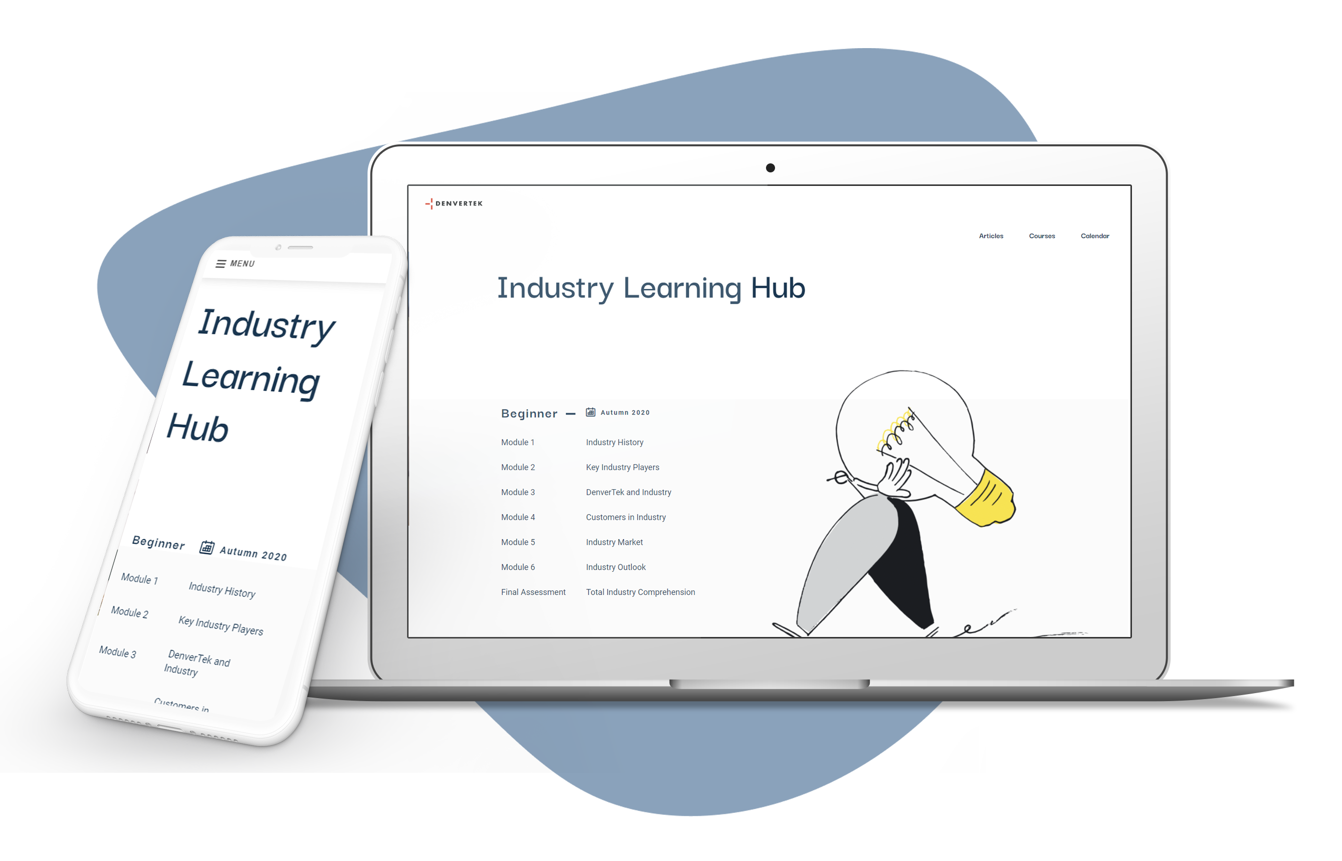 Microsite for online learning experiences Microsite for online learning experiences