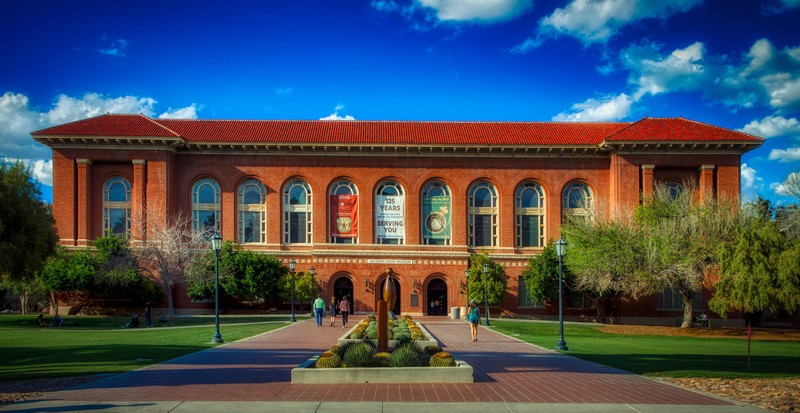 Image of the Arizona State Museum on the University of Arizona campus