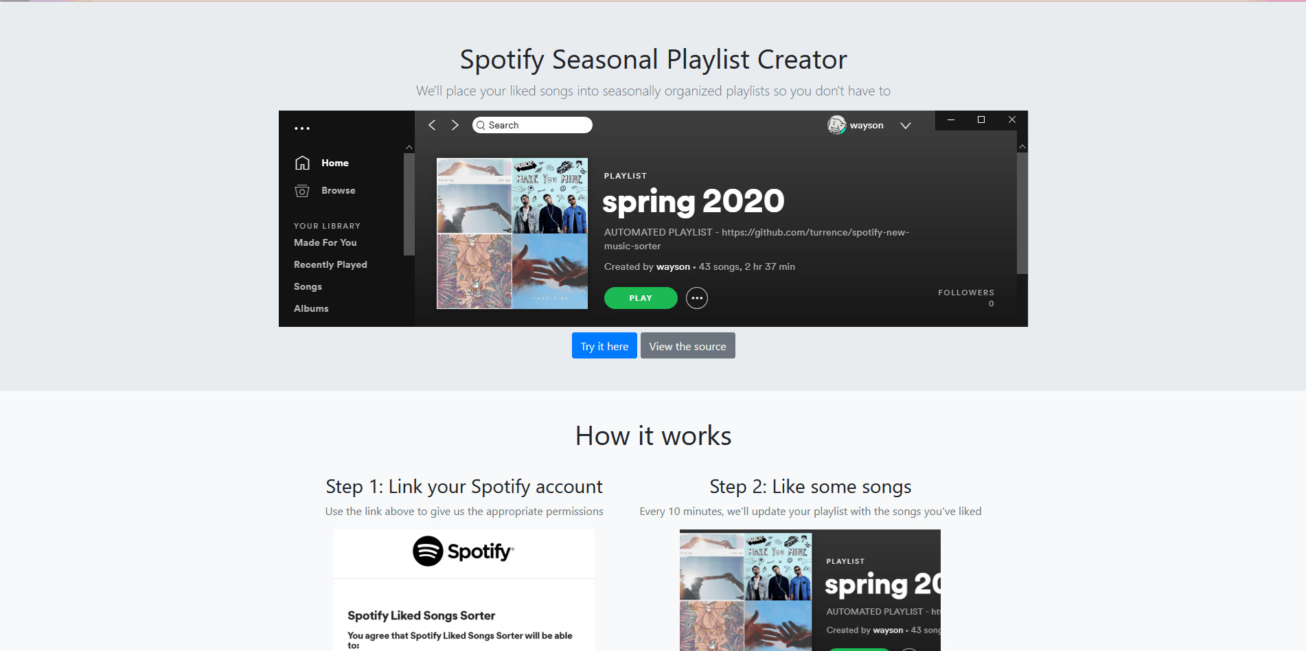Spotify Seasonal Playlist Sorter