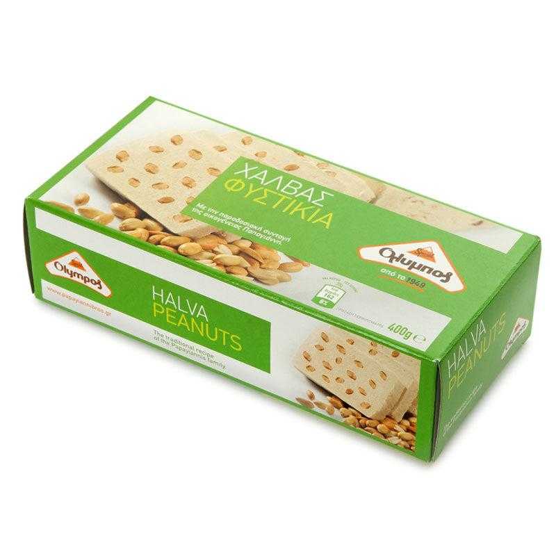 Greek-Grocery-Greek-Products-halvas-with-pistachio-400gr-olympos