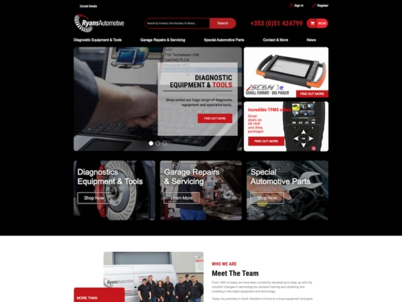 Ryan’s Automotive logo