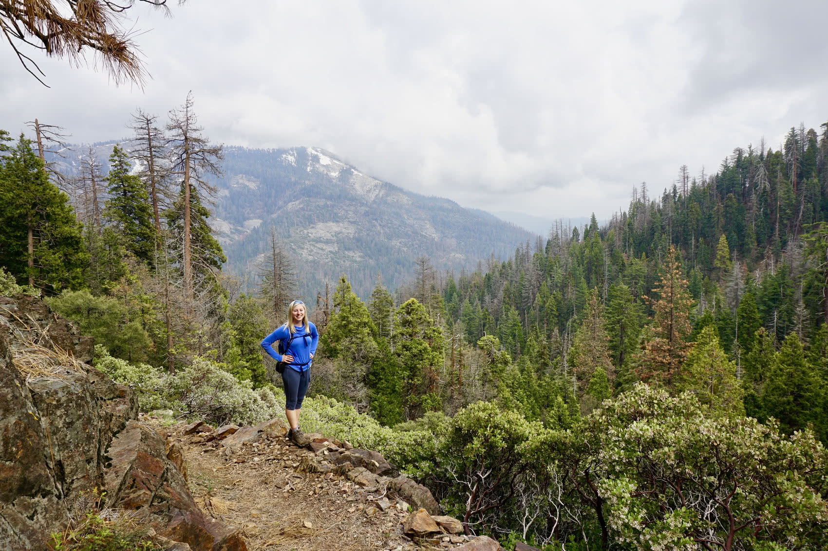 Mountain views from Redwood Mountain Grove - either Buena Vista Peak or Big Baldy Ridge, we weren’t sure which one!