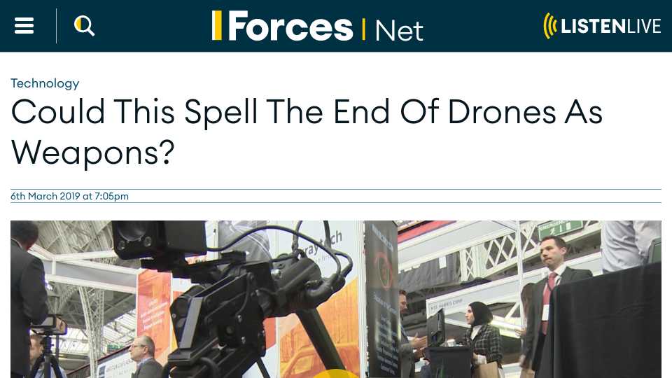 Could This Spell The End of Drones As Weapons?
