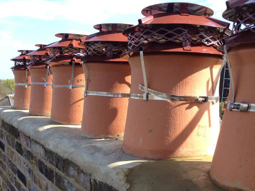 New chimney pots installed
