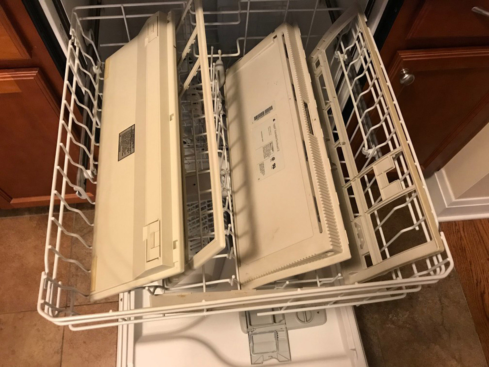 Keyboard Case in Dishwasher