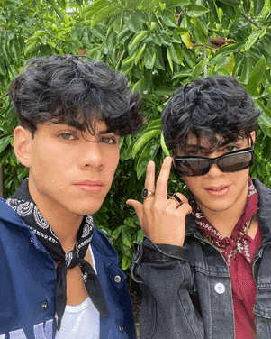 The Brothers at a Neighborhood Halloween Party