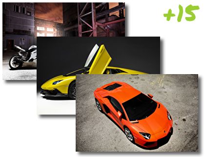 Lamborghini Aventador theme pack
