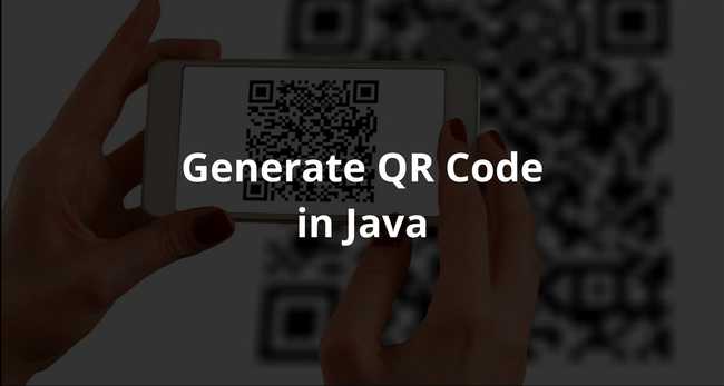 Generate QR Code in java using zxing