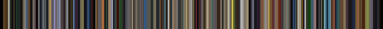 A barcode of colors from the vid Everybody Wang Chung Tonight