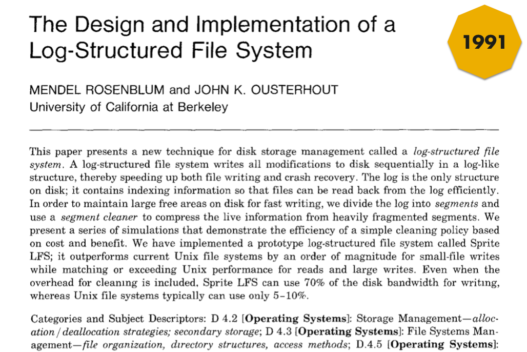 log-structured-file