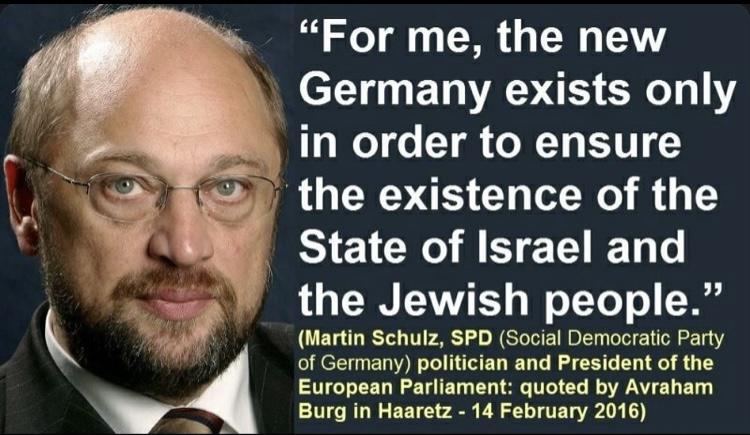 Quote from Martin Schulz president of european union sucking jews off