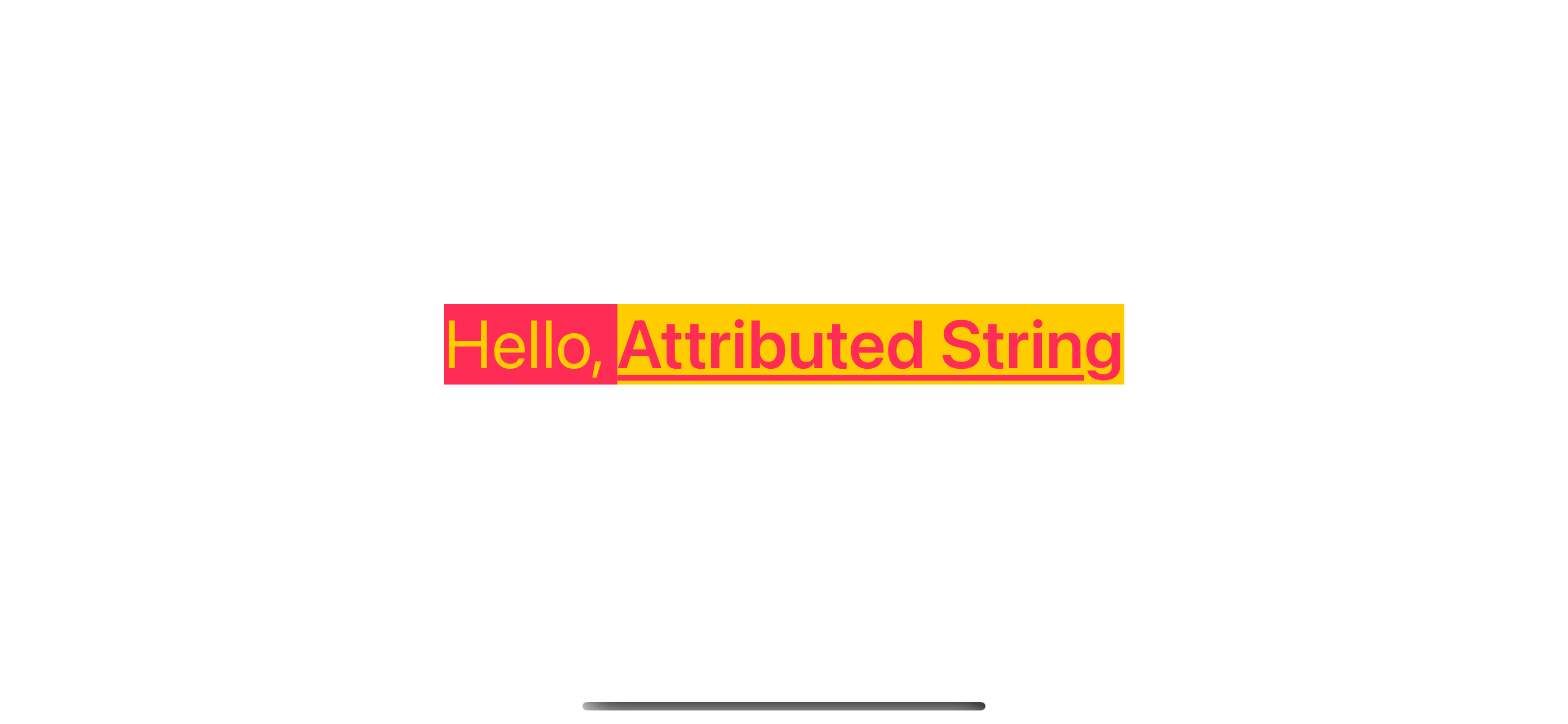 Concatenate Two AttributedString