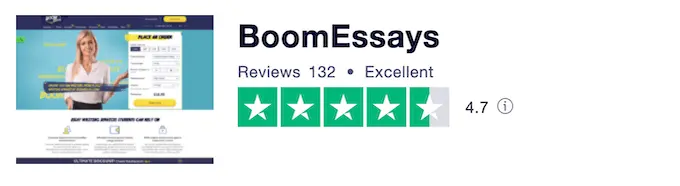 boomessays.com rating on trustpilot.com